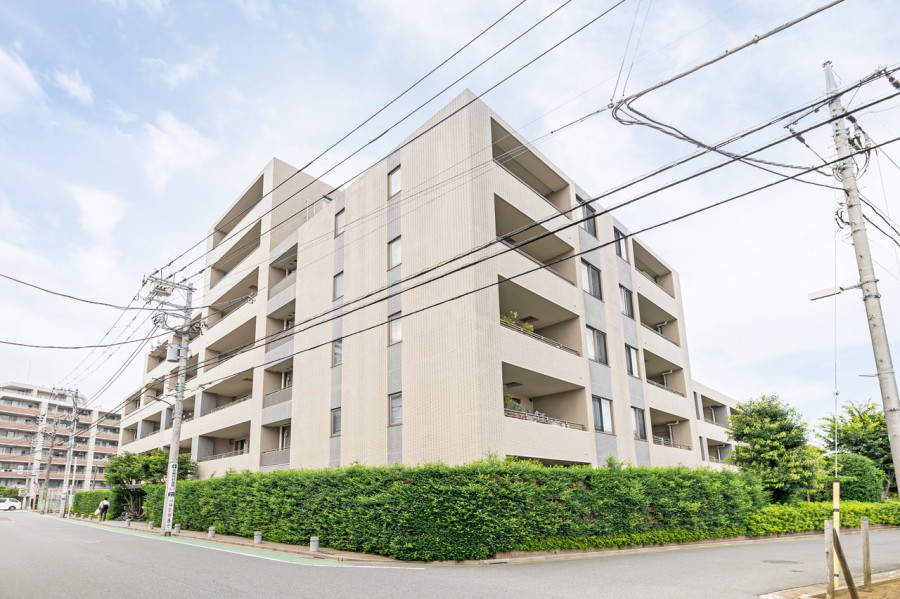 再開発が進む石神井公園エリアが生活圏！生活利便施設が充実・淡く優しい色味の外観が穏やかな空気を纏う街に溶け込みます。