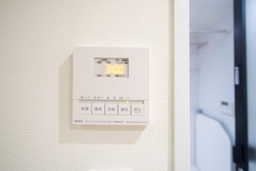 ◆浴室換気乾燥機◆天候に左右されず洗濯することが可能です。浴室内を乾燥させる機能もありますので、カビの発生を抑えることができます。
