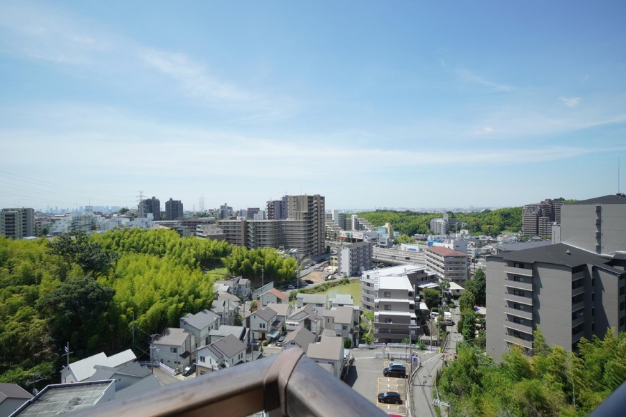 11階部分の南向きですので、陽当たり眺望・通風良好です。大きな空と緑のコントラストが美しく、時間と共に変化していく空を眺めながら大きく伸びをしたくなるような開放感があります。