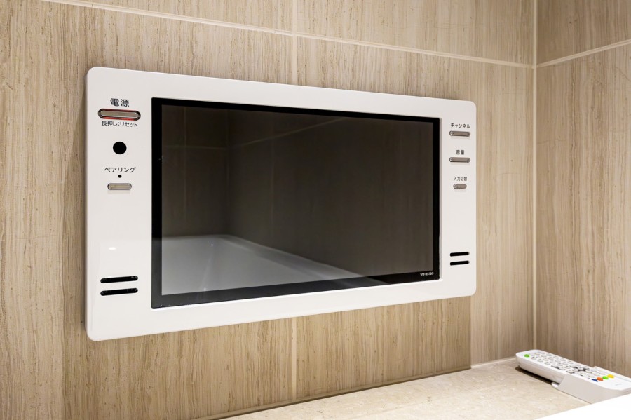 ◆浴室テレビ◆入浴時のリラックスタイムを満喫でき、時間の有効活用もできます。