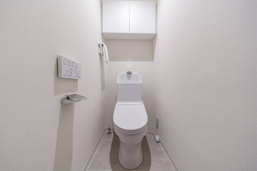 シンプルで安らぎが宿るサニタリールームです。毎日使う場所だからこそ、清潔感と使いやすさを考慮した空間です。