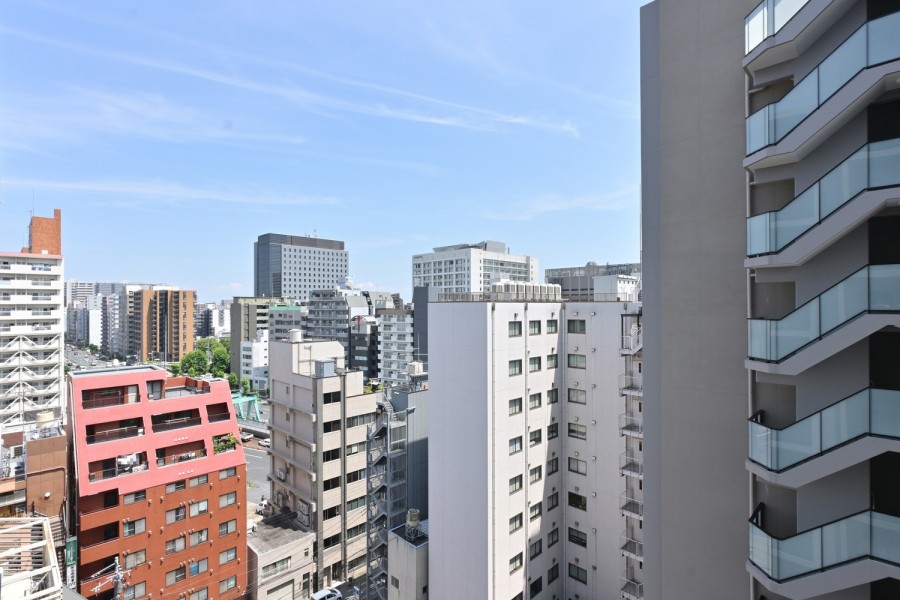 青々とした開けた空を見渡せる開放的な眺望です。のびやかに広がる空が日常になり、至福の時間に包まれる住まいです。