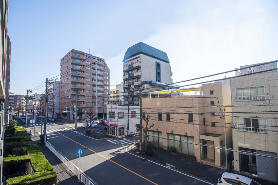 目線を上げると青々とした空を望める眺望です。晴れた日には日向ぼっこをして、リラックスをすることができます。