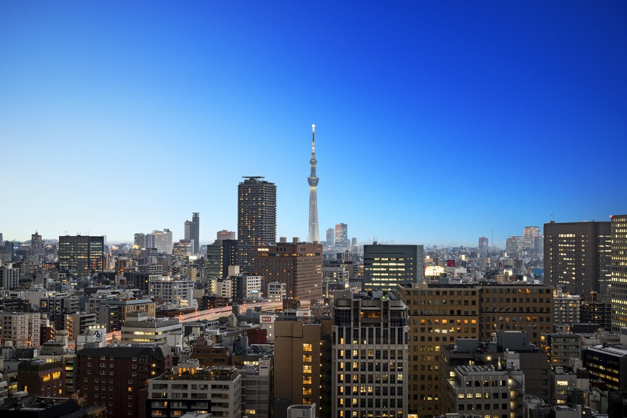 東京スカイツリーを望む眺望を堪能できます。キラキラ輝く夜の姿が毎日の楽しみになりそうです。遠くの天気もよく見え開放感が溢れるひとときが望めます。