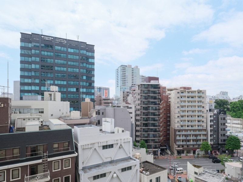 都心の刺激を間近に感じながらも、青々とした空を望める眺望です。凛とした安らぎのある時間が流れ、明日への活力を養うことができそうです。