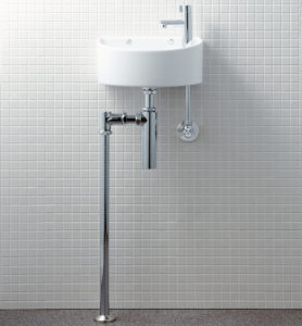 壁掛けタイプのトイレ用手洗い器イメージ写真