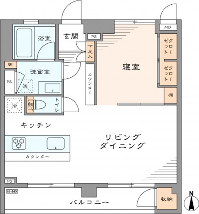 古い窓枠を活かしたヴィンテージ感のある寝室３