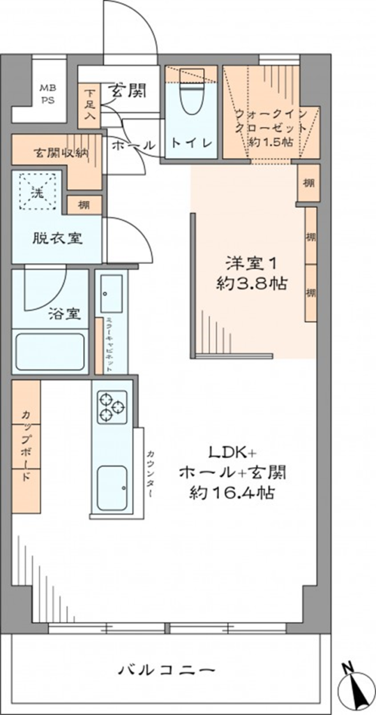 大胆な間取り変更による秘密基地のような寝室スペース３