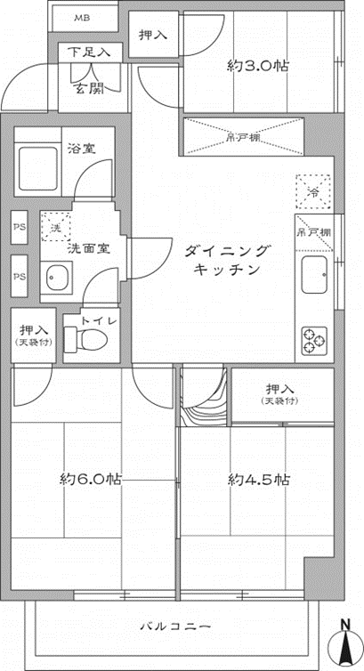 R壁と室内窓のある温もりある寝室１