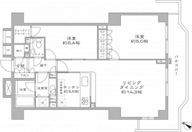 ガラスで仕切られた“見せる寝室”１