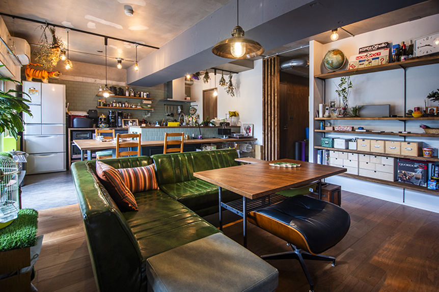 事例5:あえて個室をつくらない5人家族の住まい