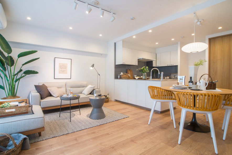 麻布十番の角部屋