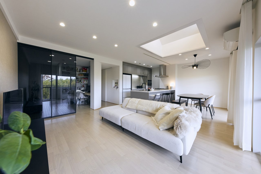 空間にゆとりを残すレイアウト