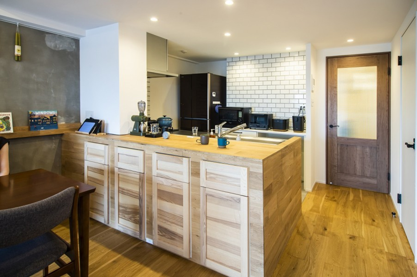 カウンターで作業効率を高める工夫