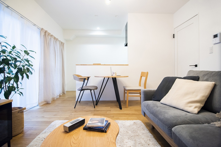 11畳・12畳の横長リビングダイニングレイアウト 