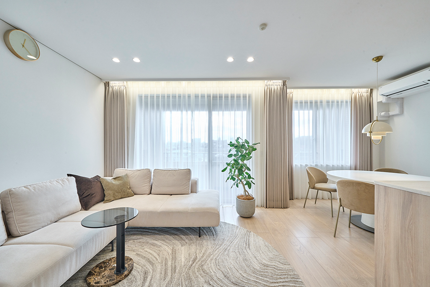 13畳～16畳の横長リビングダイニングレイアウト