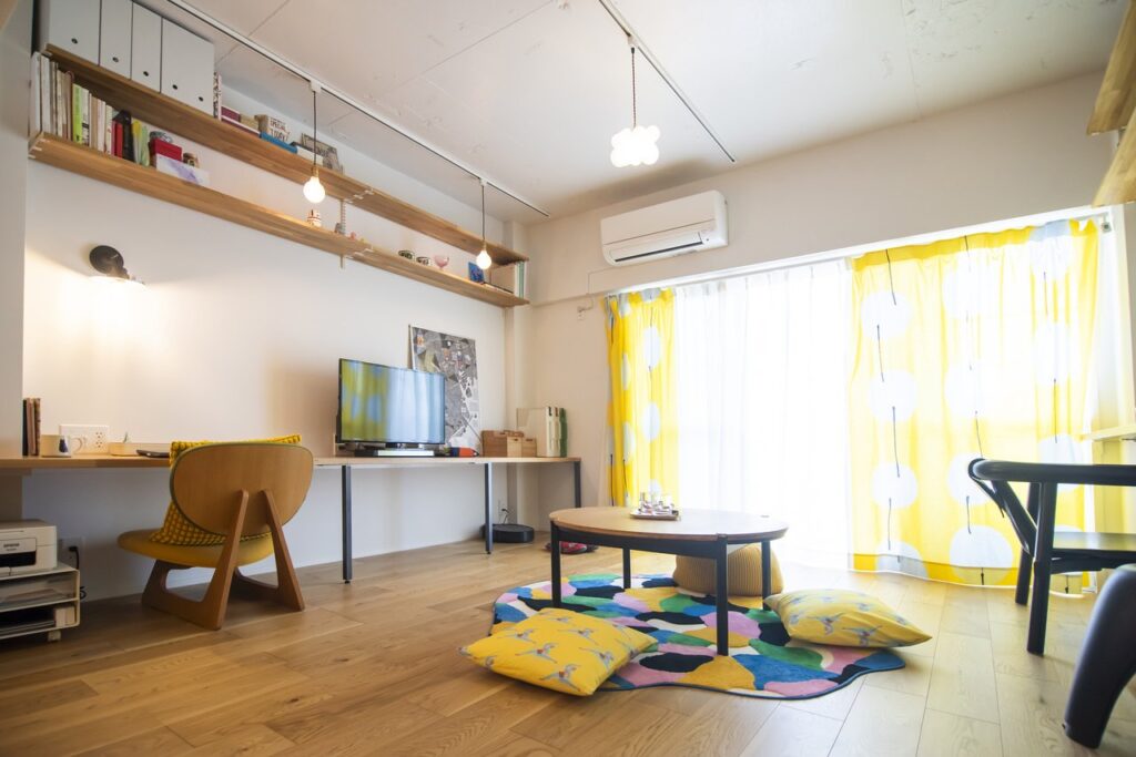 種類④造作カウンター＋吊り戸棚