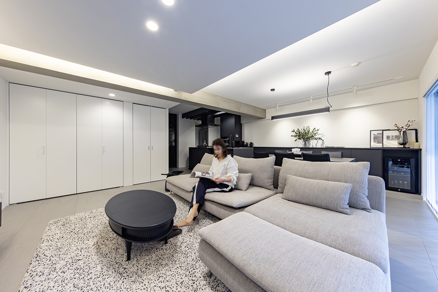 ソファの形状はレイアウトとライフスタイルを考慮