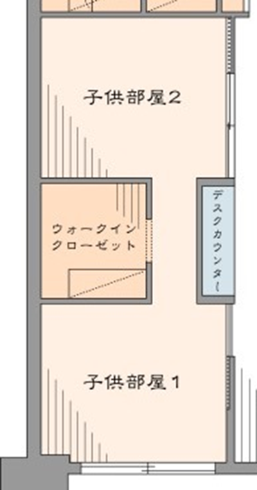 事例① WICで間仕切りした子ども部屋