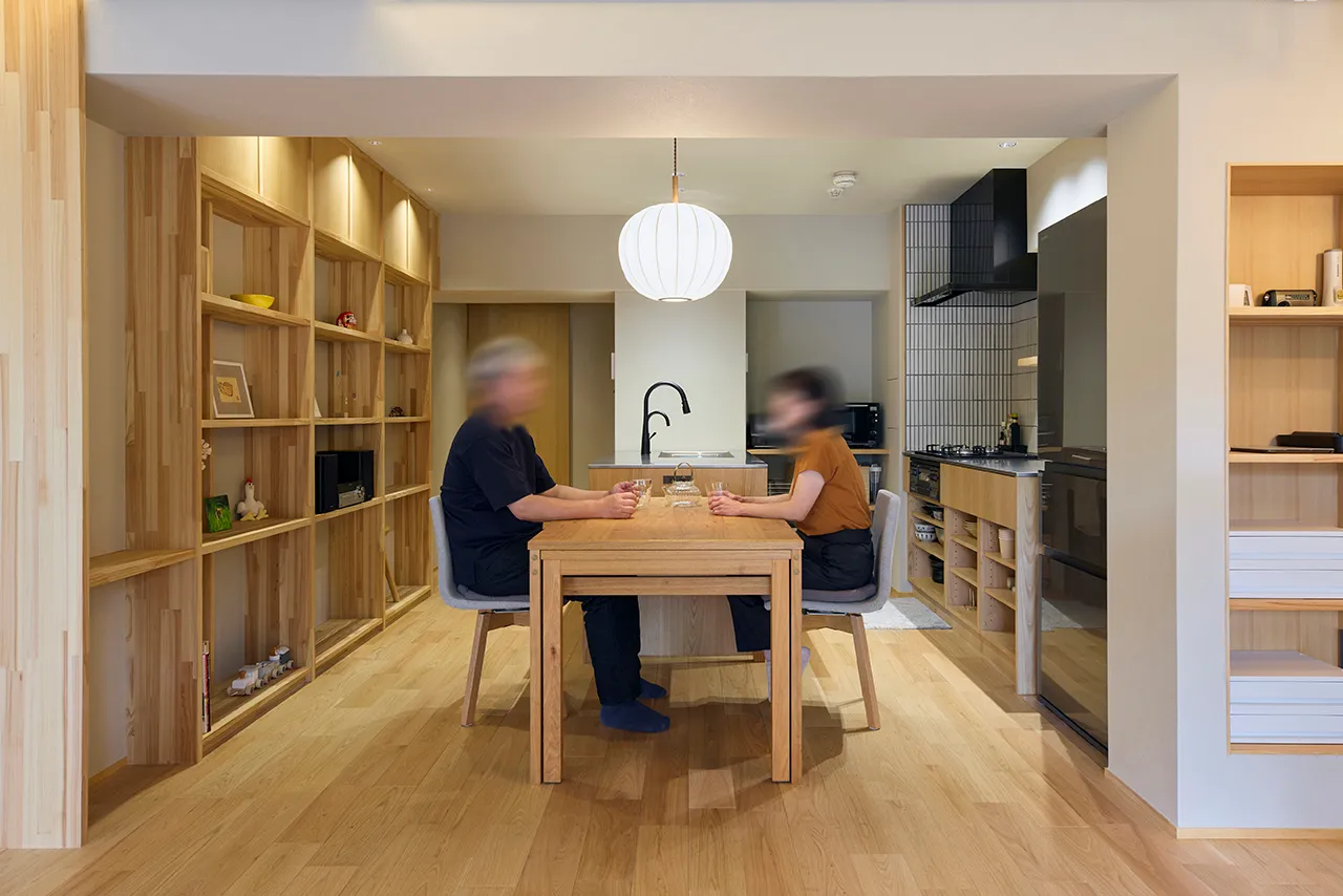 リノベーション施工事例｜住みたかった街で見つけた中古物件。こだわりのリノベーションで理想のお部屋に大変身